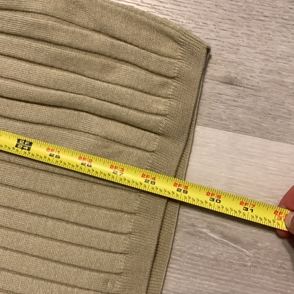 ASOS Design Men’s Muscle Fit Knit Polo Ribbed Short Sleeve‎ tan size XL fitted - Picture 6 of 9